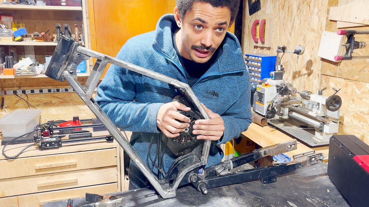 15kW Mid-Drive Stealth Bomber Build Series | Custom E-Bike | Motor & Drive Train