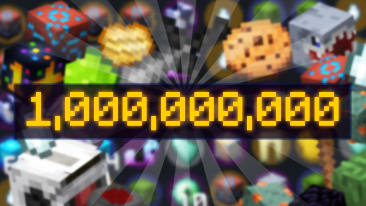 I Spent 1 MONTH Grinding In Hypixel Skyblock, Heres What I Got...