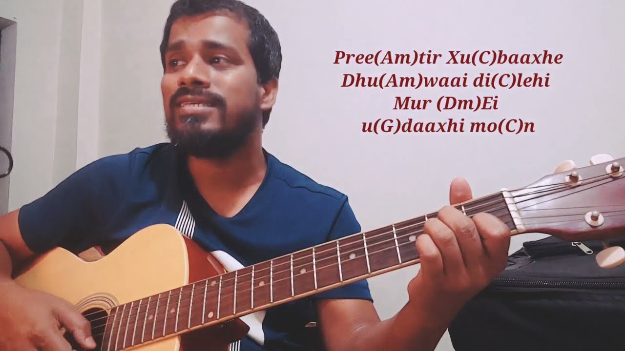 Pritir hubakhe | Zubeen Garg | Guitar Chords