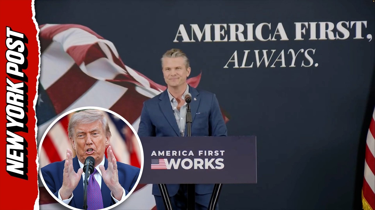 Хегсет рассмешил публику пародией на Трампа, рассказав о словах президента при приёме на работу