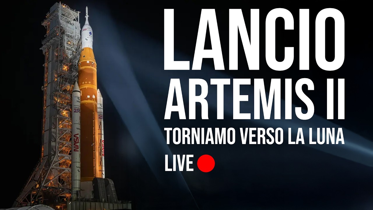 LANCIO ARTEMIS 2 IN DIRETTA - TORNIAMO VERSO LA LUNA!