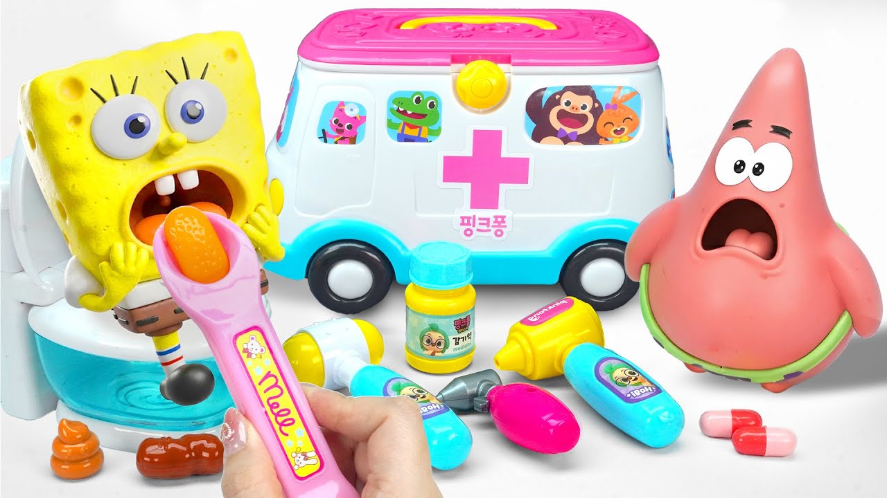 Satisfying Unboxing SpongeBob SquarePants Doctor Toys Collection