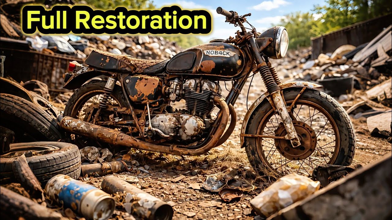 Abandoned to Amazing – Complete Bike Restoration||ASMR RESTORATION 