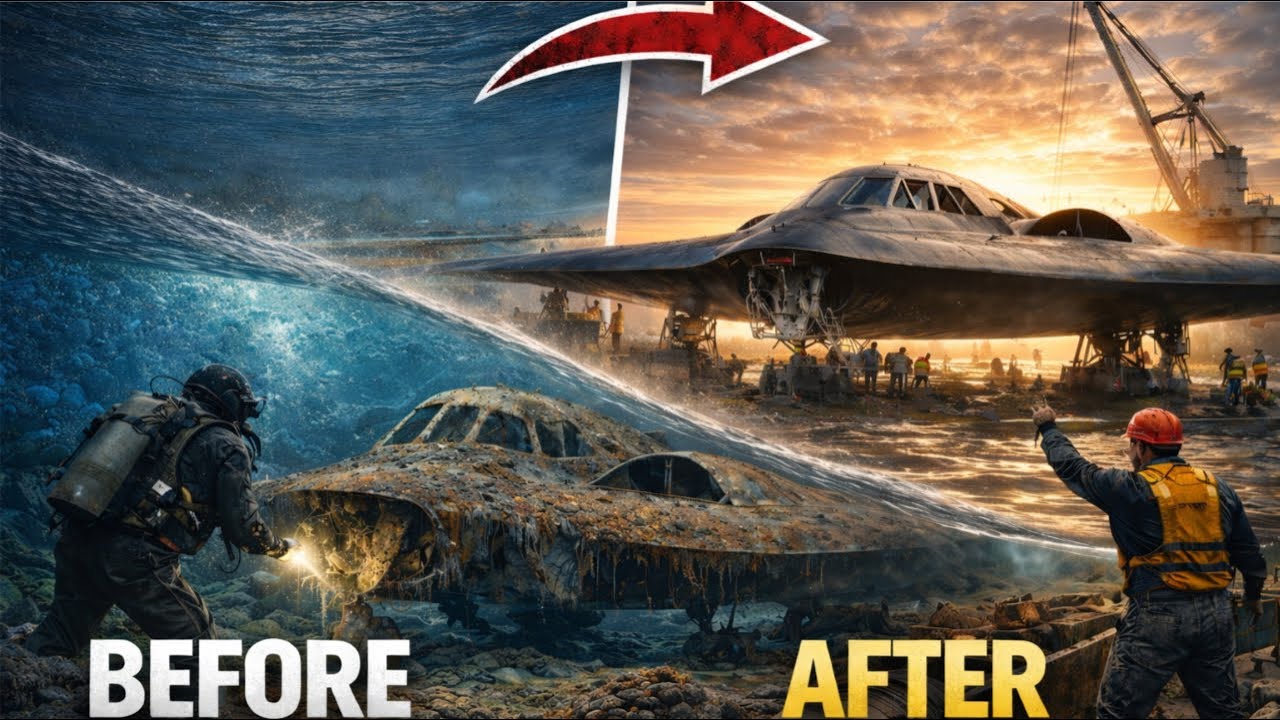 Lost for 40 Years: Salvaging and Restoring a Sunken B-2 Spirit