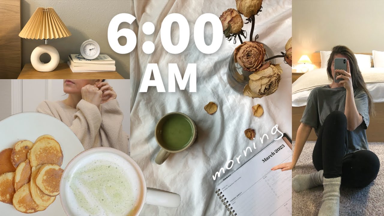 6am Morning Routine | realistic, calming and productive habits