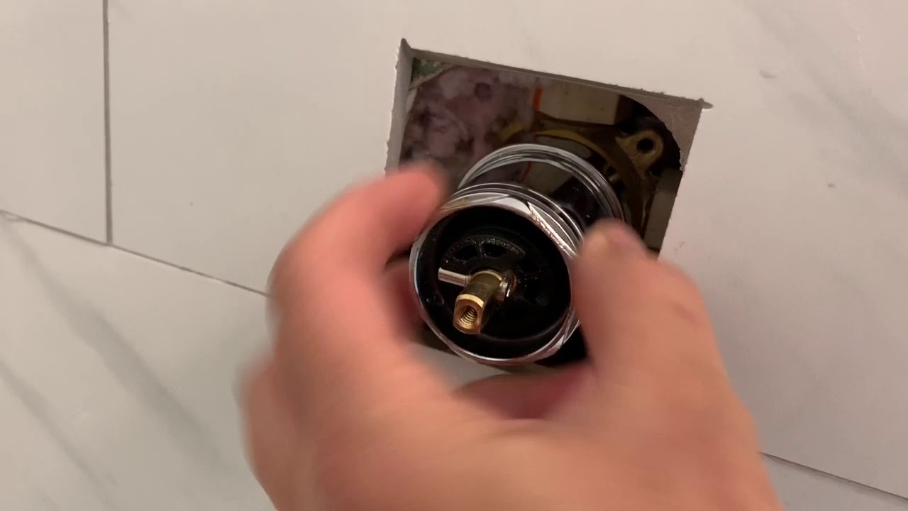 Delta foundations Shower Faucet Cartridge Removal