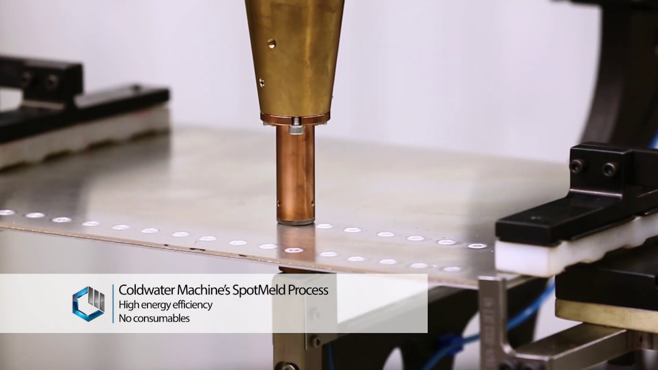 Refill Friction Stir Spot Welding, SpotMeld from Coldwater Machine