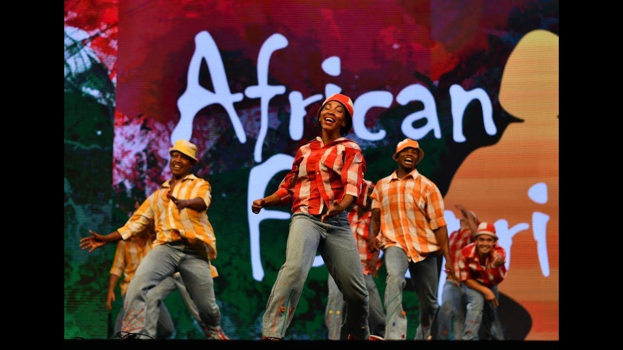 Finale of African Footprint produced by Richard Loring Productions