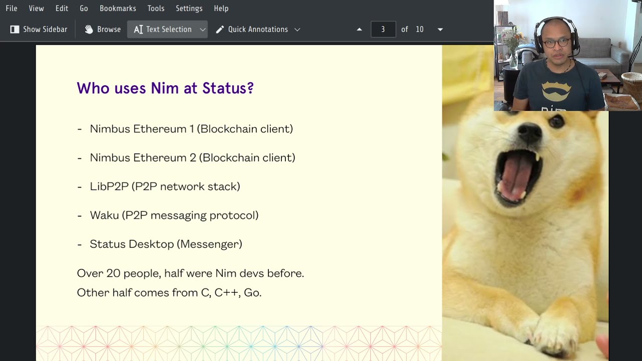 Mamy Ratsimbazafy: Nim in production (NimConf 2021)
