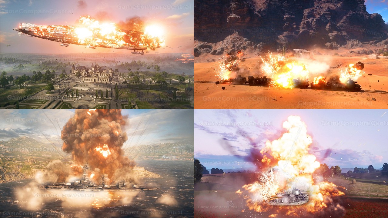 Battlefield 1 All Behemoth Destruction Animations