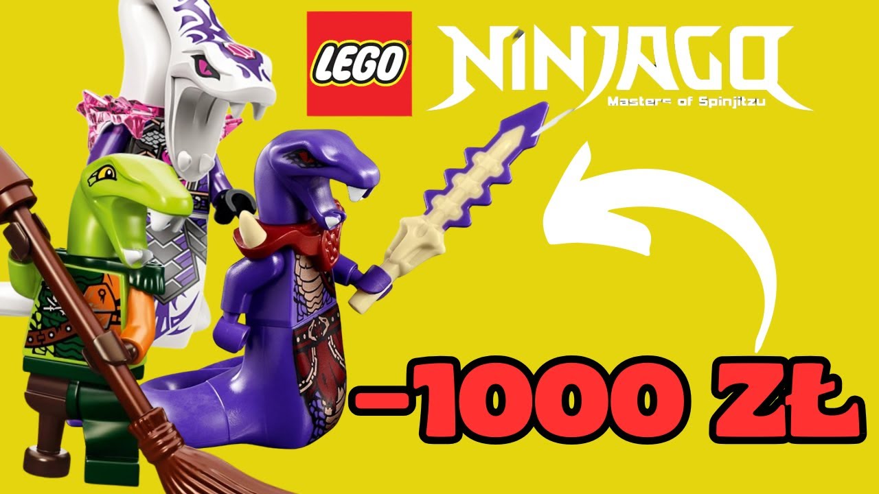 KUPIŁEM NAJDROŻSZE WĘŻE Z  LEGO NINJAGO