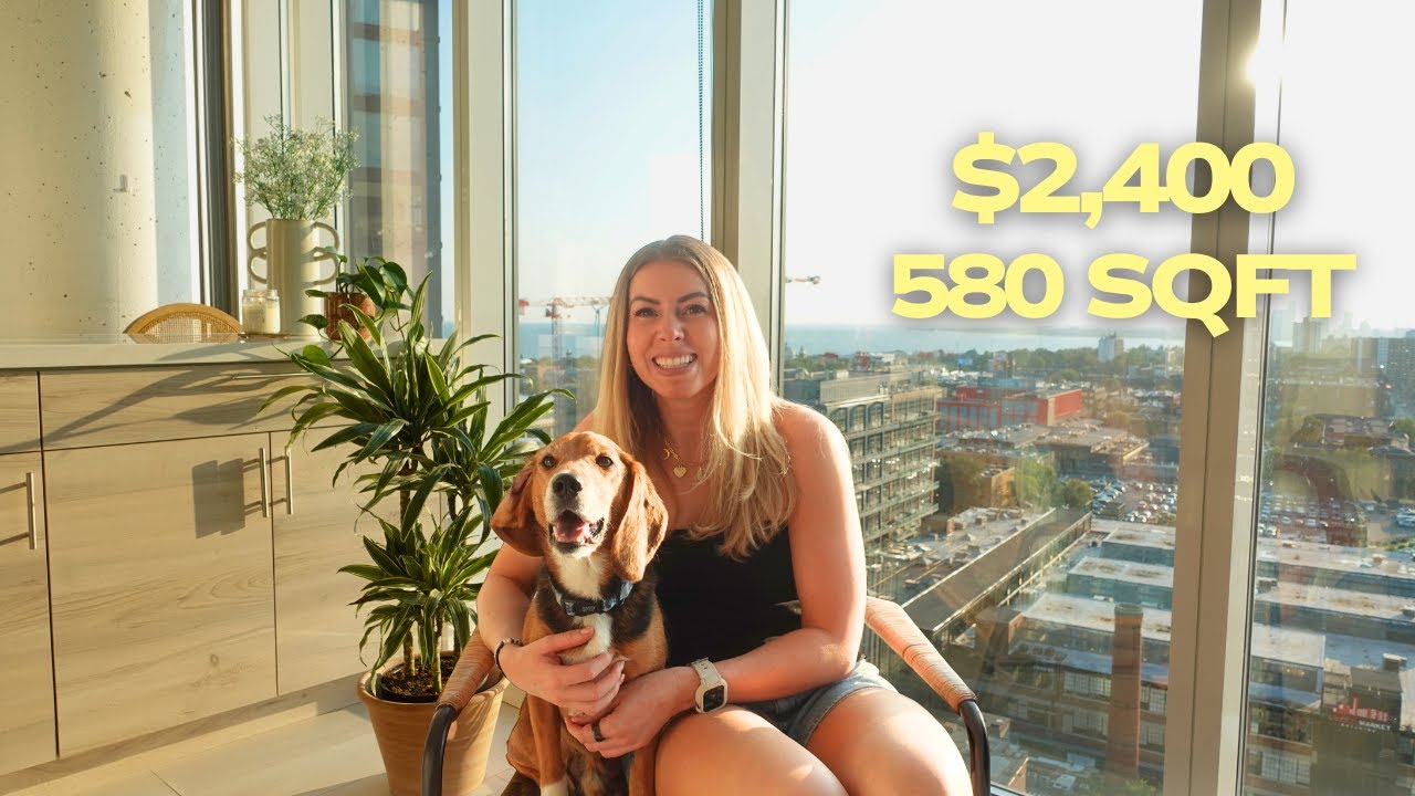 Внутри квартиры в Торонто за 2400 долларов | Экскурсия по кондоминиуму Liberty Village