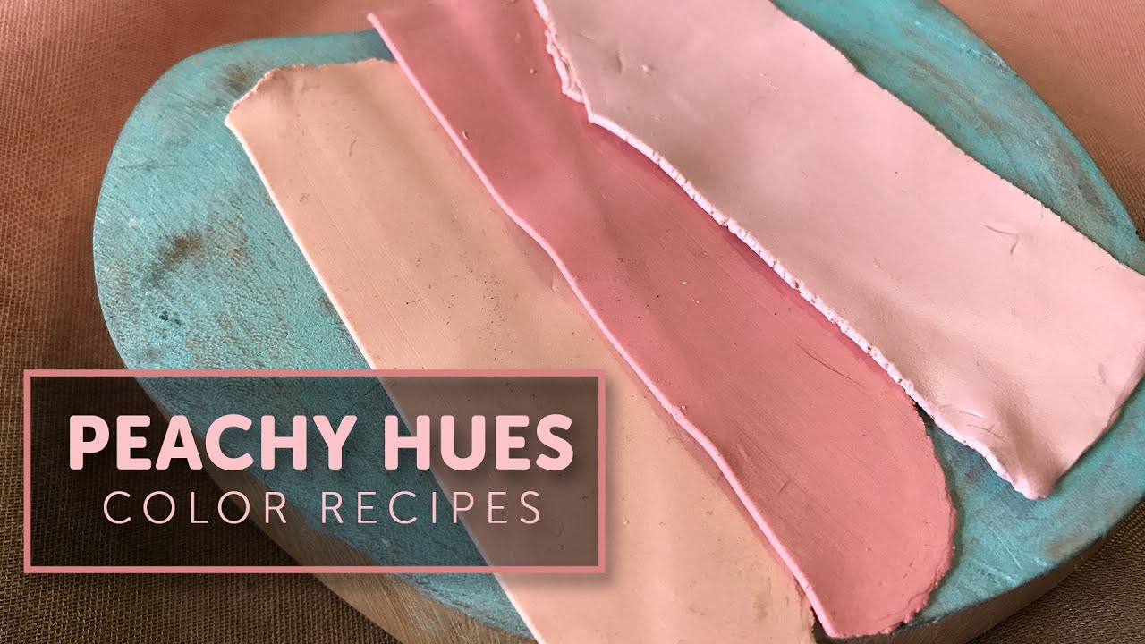 Polymer Clay Color Recipe 33: Pantone Color 2024 Fuzzy Peach