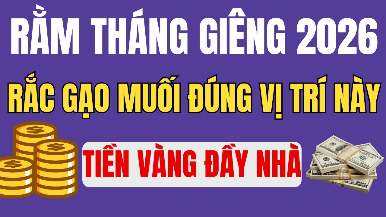 Rằm Tháng Giêng: Rắc gạo muối vào đúng 