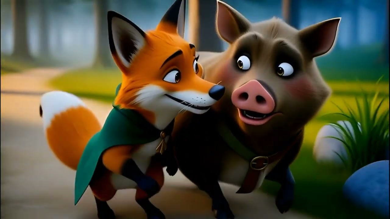 Les Aventures de MALLA le renard & GROUMPH le sanglier / Episode 1 - À la recherche du trésor caché