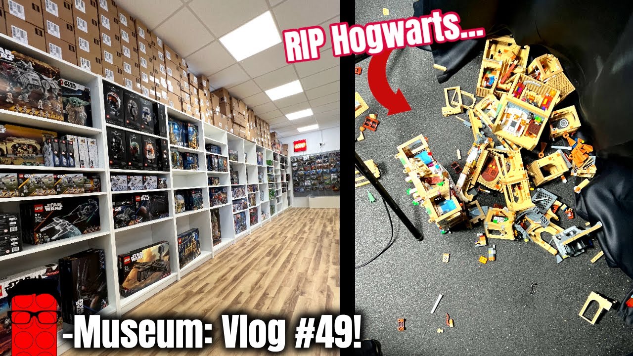 Highspeed Richtung Eröffnung 😎 | LEGO Hogwarts zerstört... | Museums-Vlog #49