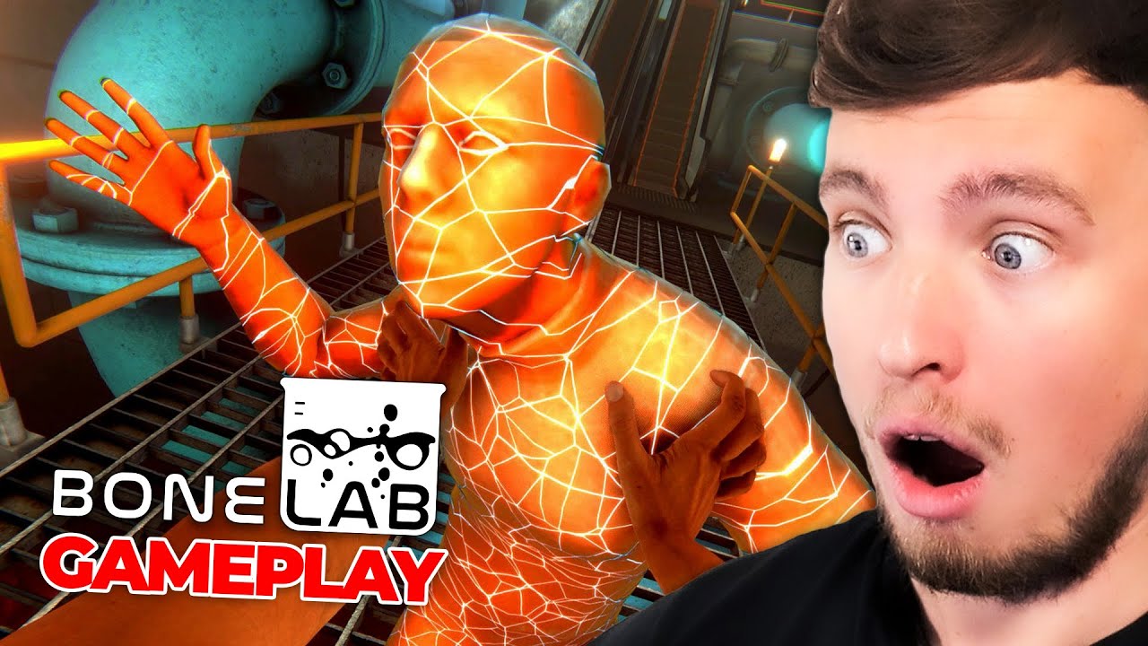 Реакция VR-блогеров на игровой процесс Bonelab (Лучшая VR-игра?)