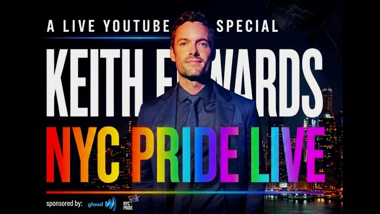 NYC Pride 2026 LIVE: Keith Edwards w/@glaad, @iamlorenp, @AustinProductions, @verydelta
