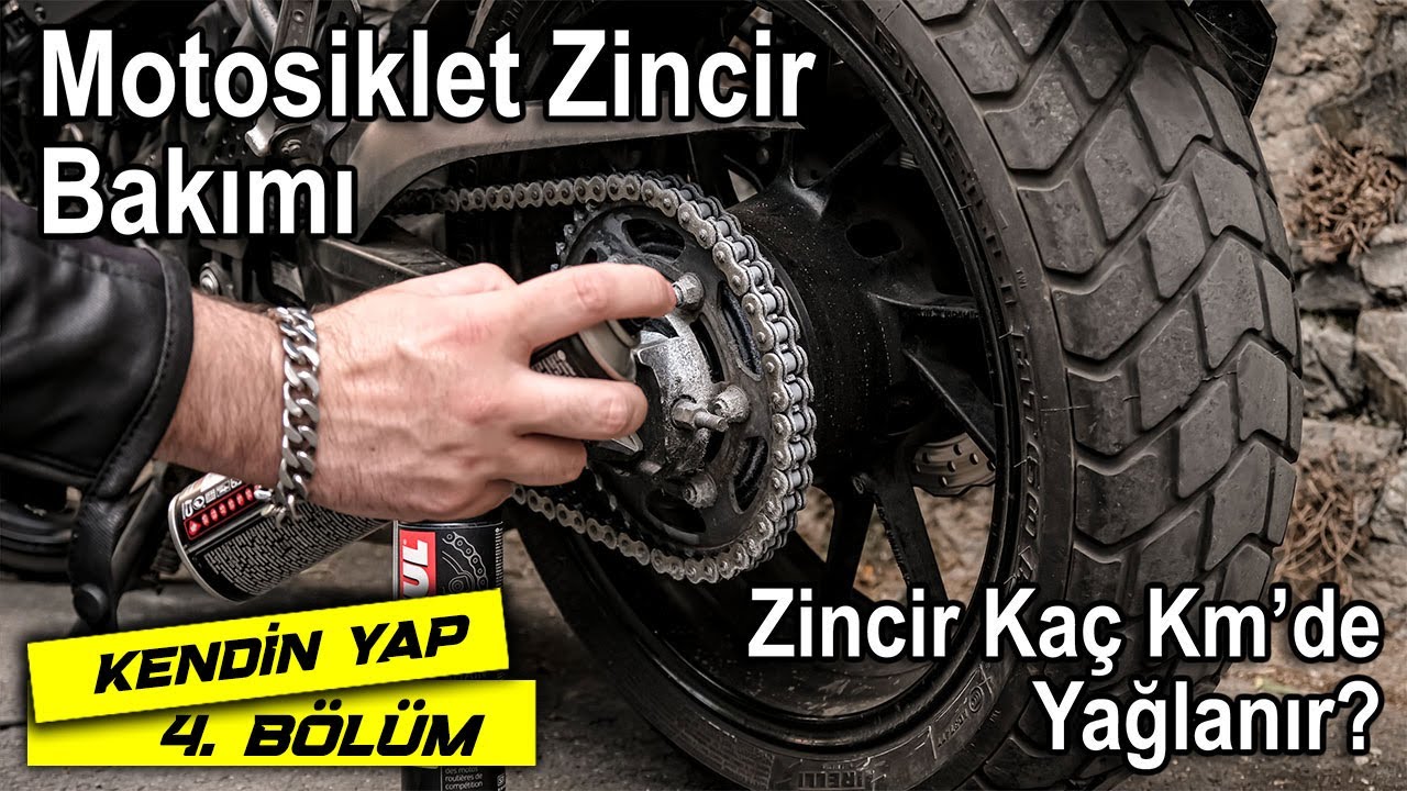 Motosiklet Zincir Bakımı ve Yağlama - Motosiklet Zinciri Kaç Km'de Yağlanır - by seckin surucu