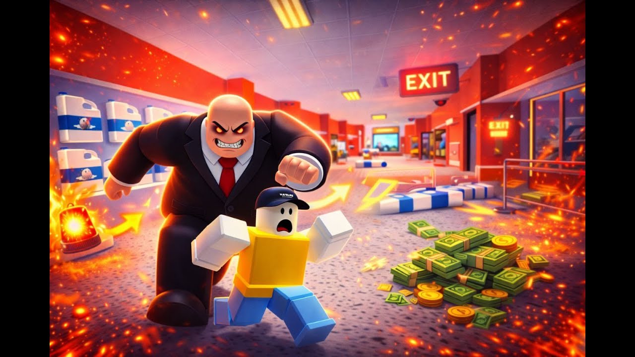 I Almost Got Caught by the BIG MONSTER 😨 | Roblox Escape
