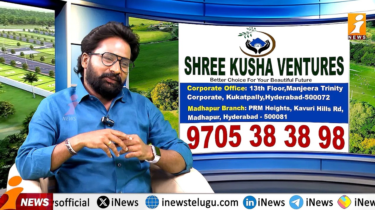 Shree Kusha Ventures Chairman Prasanna Kumar Discusses Real Estate Opportunities | iNews
