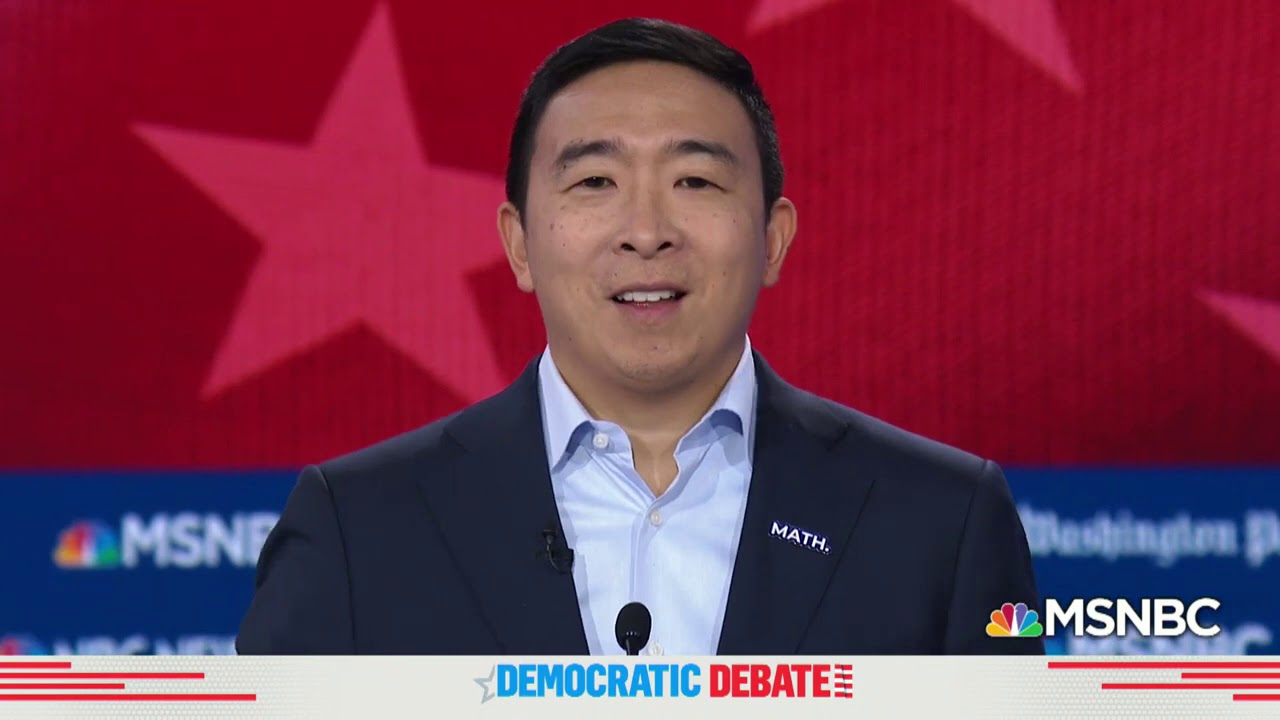 ALL of Andrew Yang's Parts - Fifth Democratic Debate Atlanta (November 21 2019)