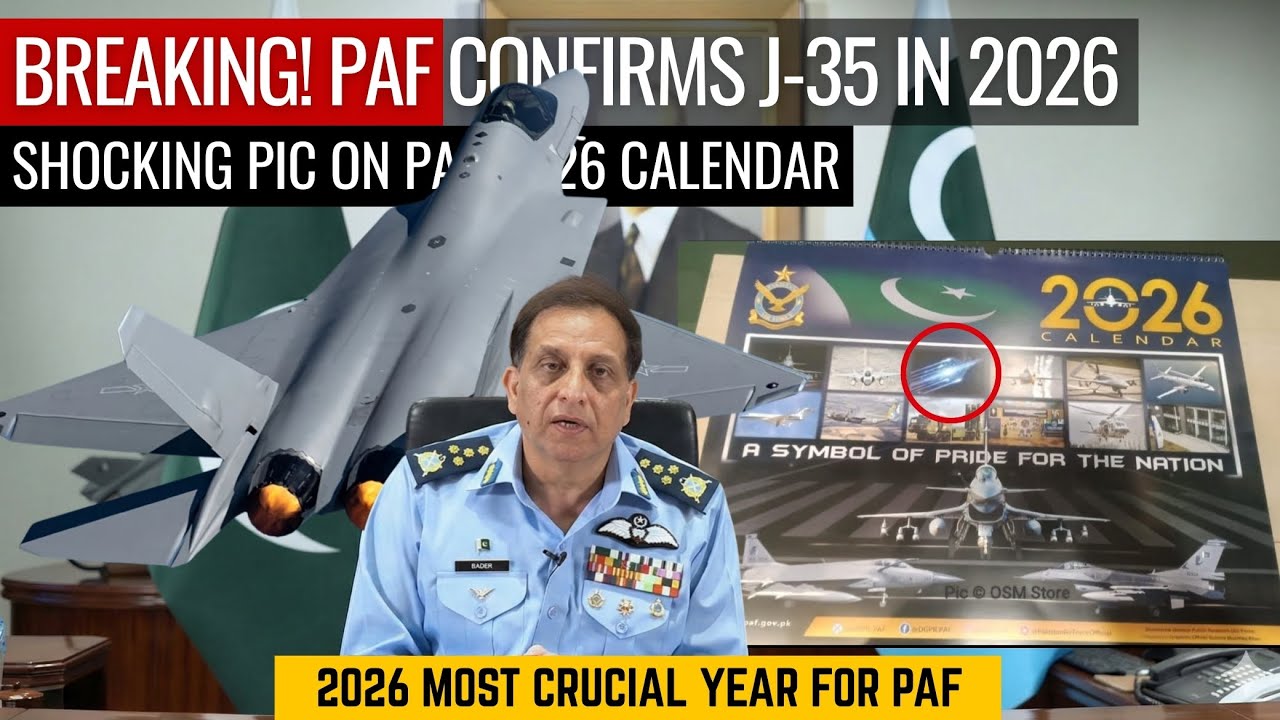 New J-35 Pictures on PAF 2026 Calendar | Most Important Year for PAF | Defence Outpost