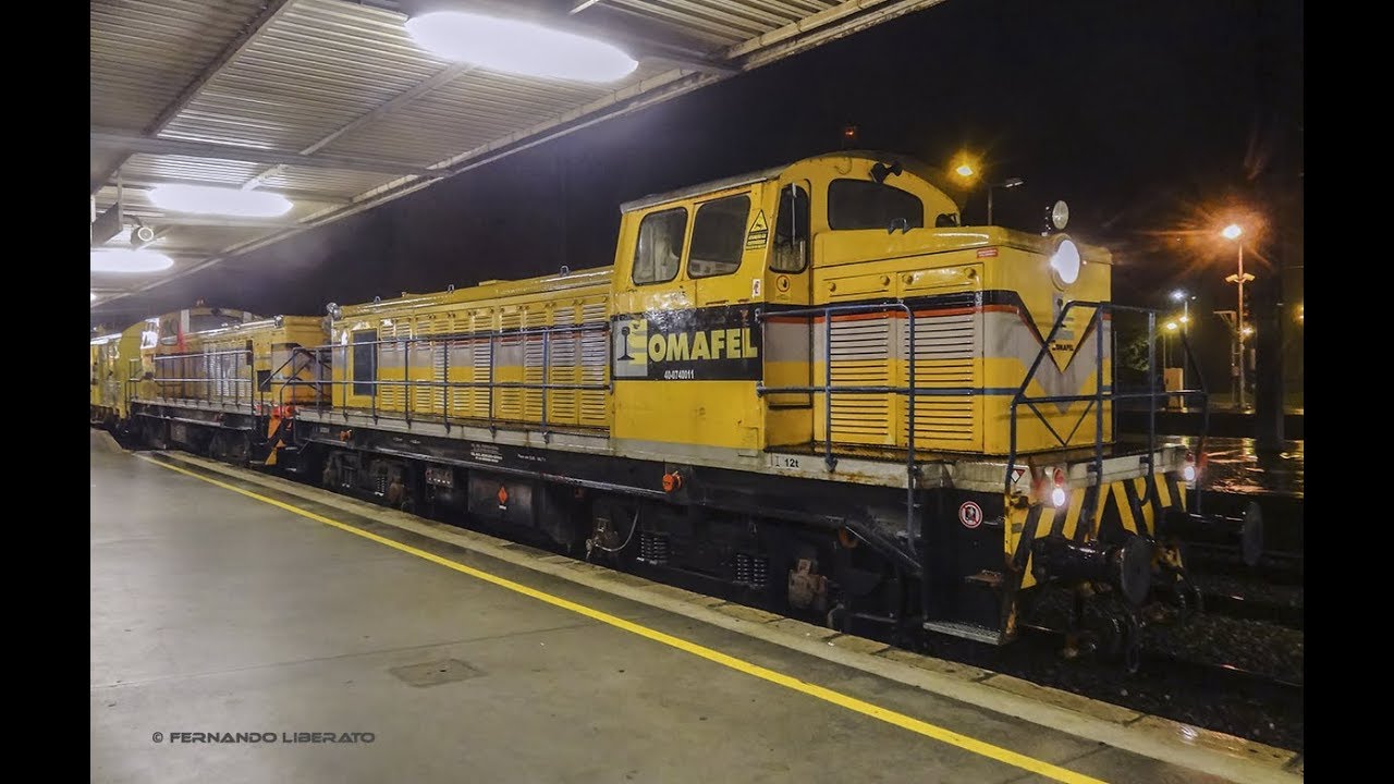 Locomotivas ex-CP 1200 da Somafel em Coimbra
