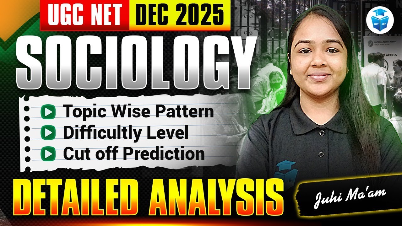 UGC NET Sociology Exam Analysis 2025-26 | UGC NET Sociology Detailed Paper Solution 2025-26