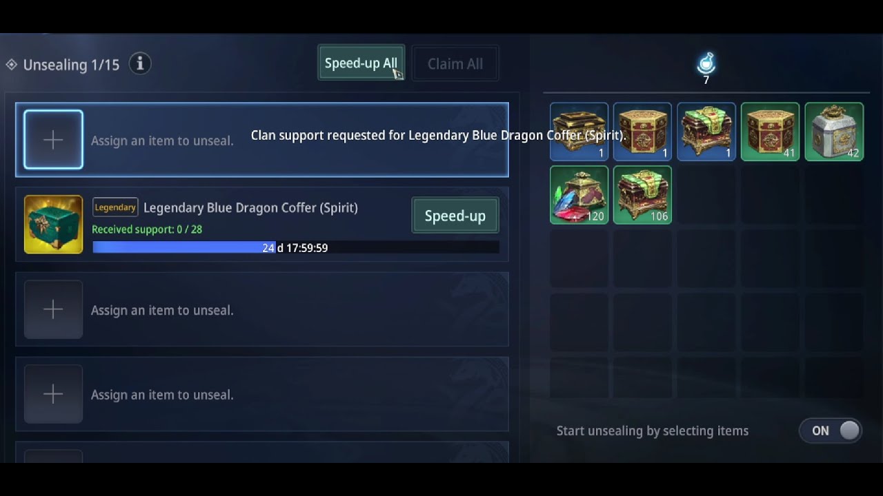 5th Legendary Spirit unsealing /pif