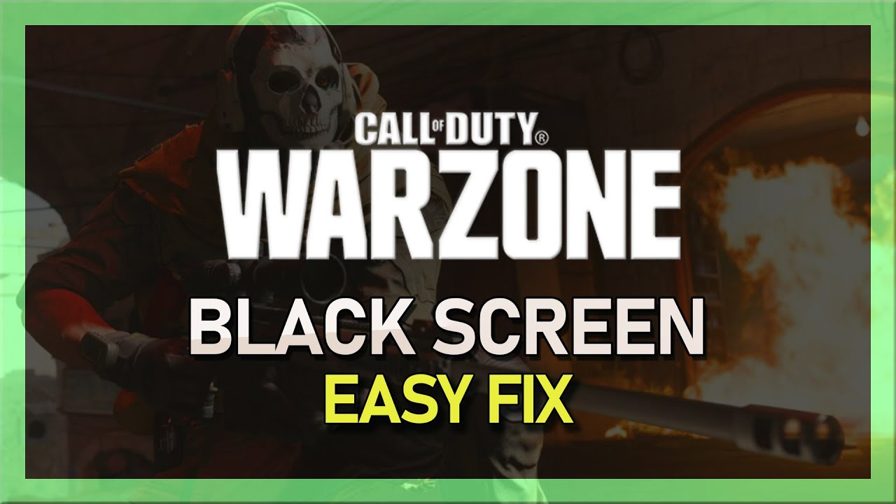 Modern Warfare - How To Fix Black Screen on PC