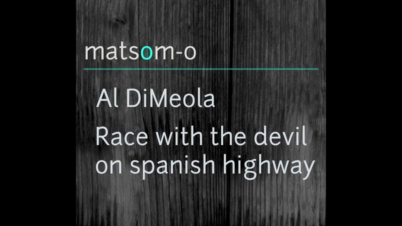 Al DiMeola - Race With The Devil On Spanish Highway Backing Track for Guitar