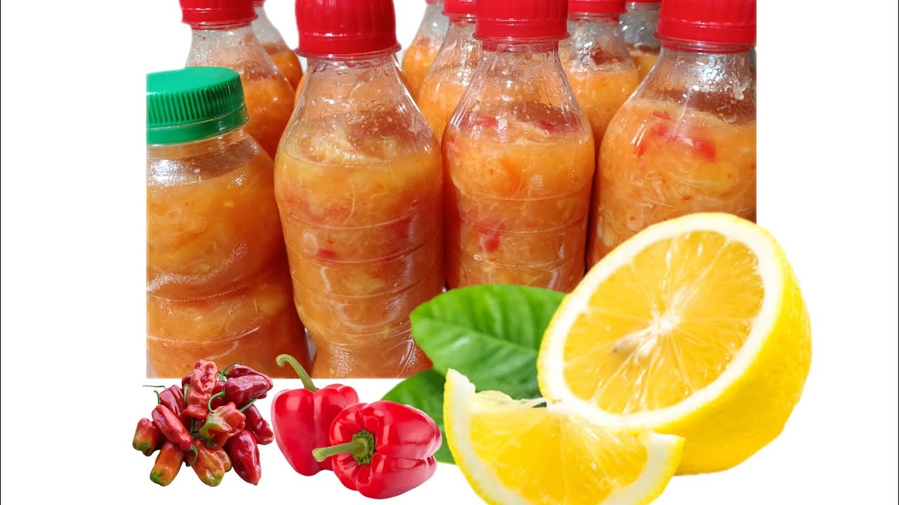 ANCHARD DE CITRON JAUNE PIMENT ROUGE recette comorienne #Roukianass