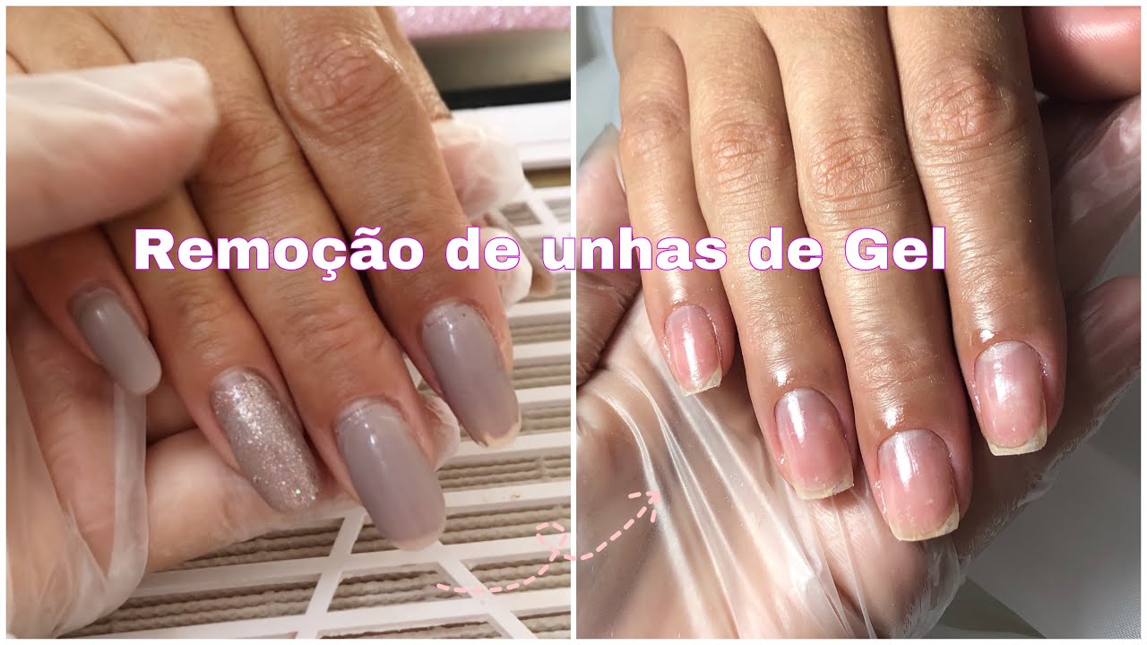 COMO REMOVER UNHAS DE GEL/Gel na tips. #unhasdegel #manutenção