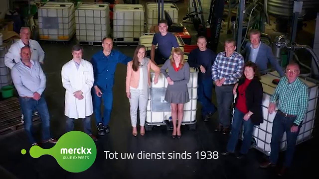 Merckx lijmen bedrijfsvoorstelling