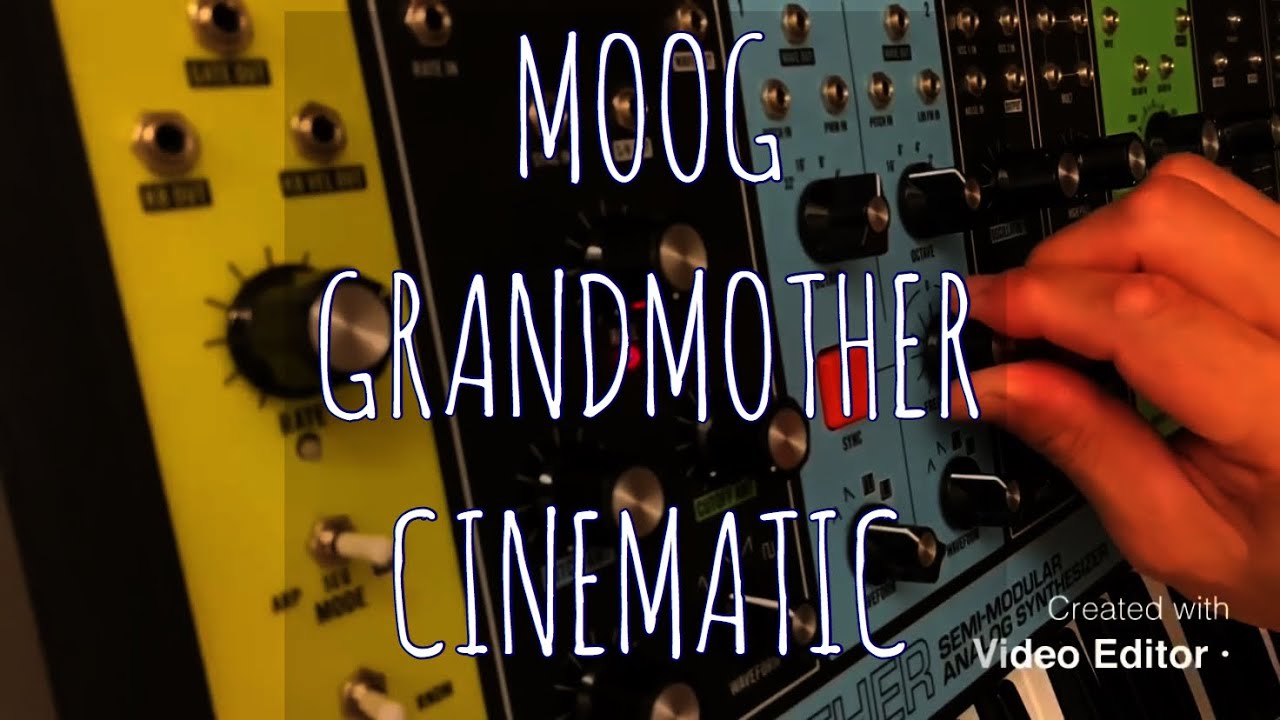 Moog Grandmother Cinematic Ambient Session