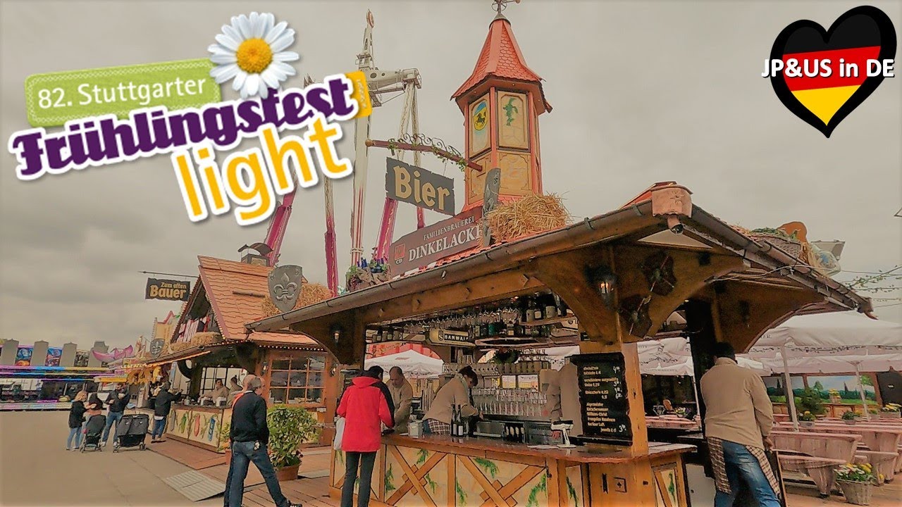 【Stuttgartドイツ🇩🇪】Stuttgarter Frühlingsfest light 2022 in Germany①