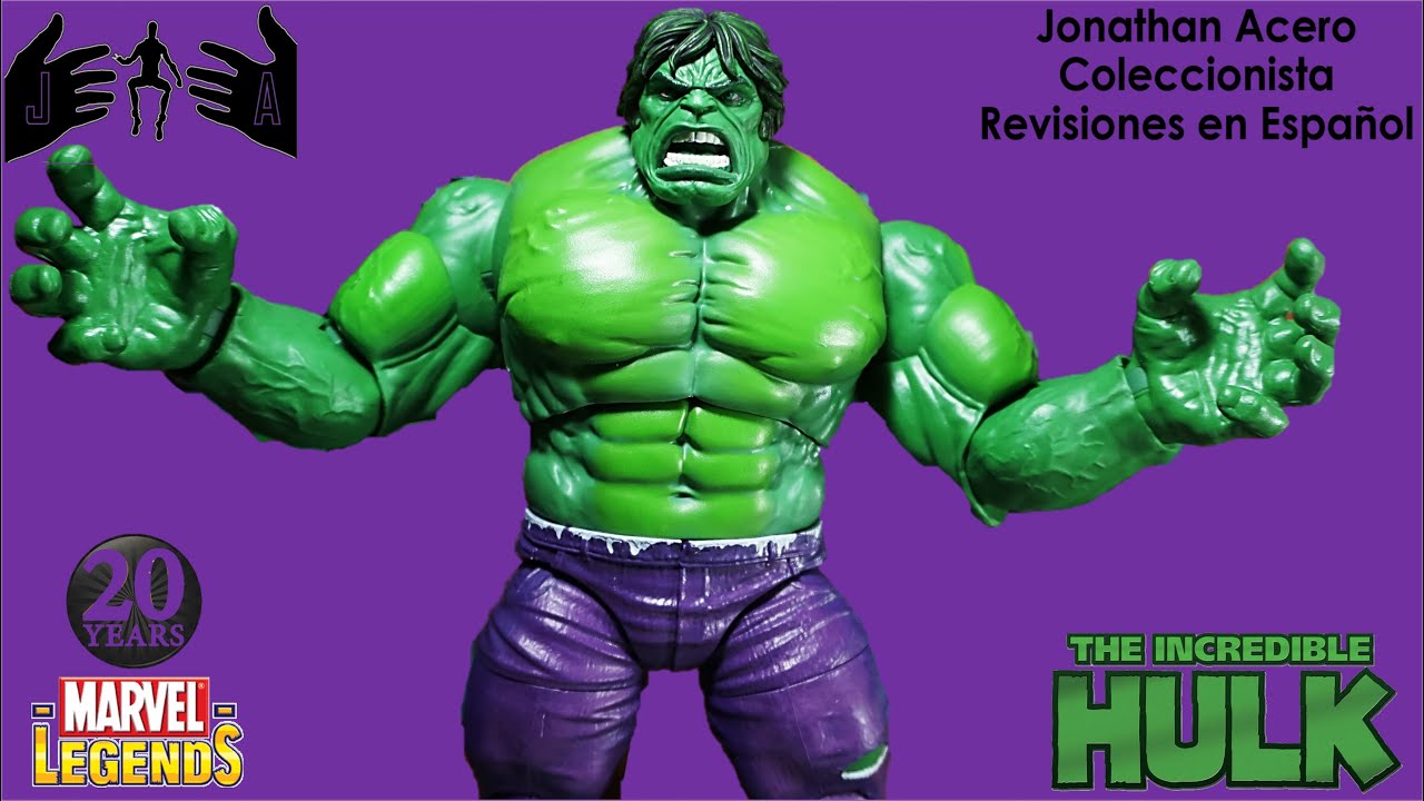 Hulk Marvel Legends series 20Th Toy Review Jonathan Acero Revisiones en Español