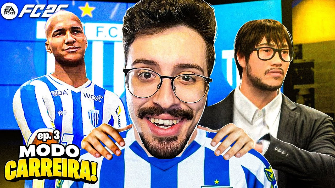 ELE VOLTOU E TROUXE REFORÇOS! HIDEO GOLJIMA - EP. 3 Modo Carreira Avaí