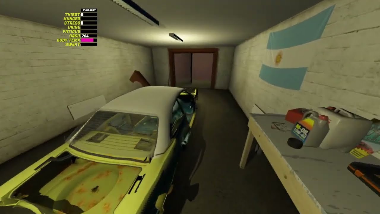 My winter car #2 Primeras piezas y preparamos un carro de leña