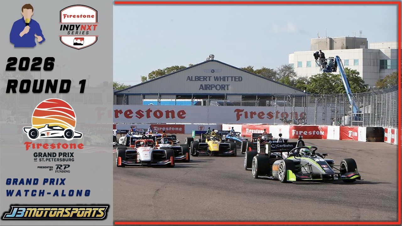 🔴 NTT INDYNXT Series | 2026 | Round 1 | St. Petersburg | #FirestoneGP Watch-Along