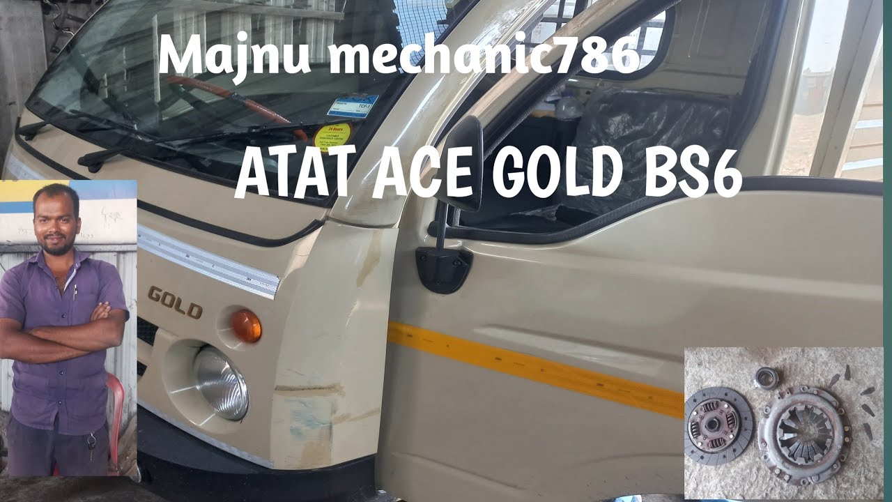 ATAT ACE GOLD BS6 Clutch plate Pressure plate bering 🧔‍♂️/#majnumechanic #pune #Tata# 📹#BS6