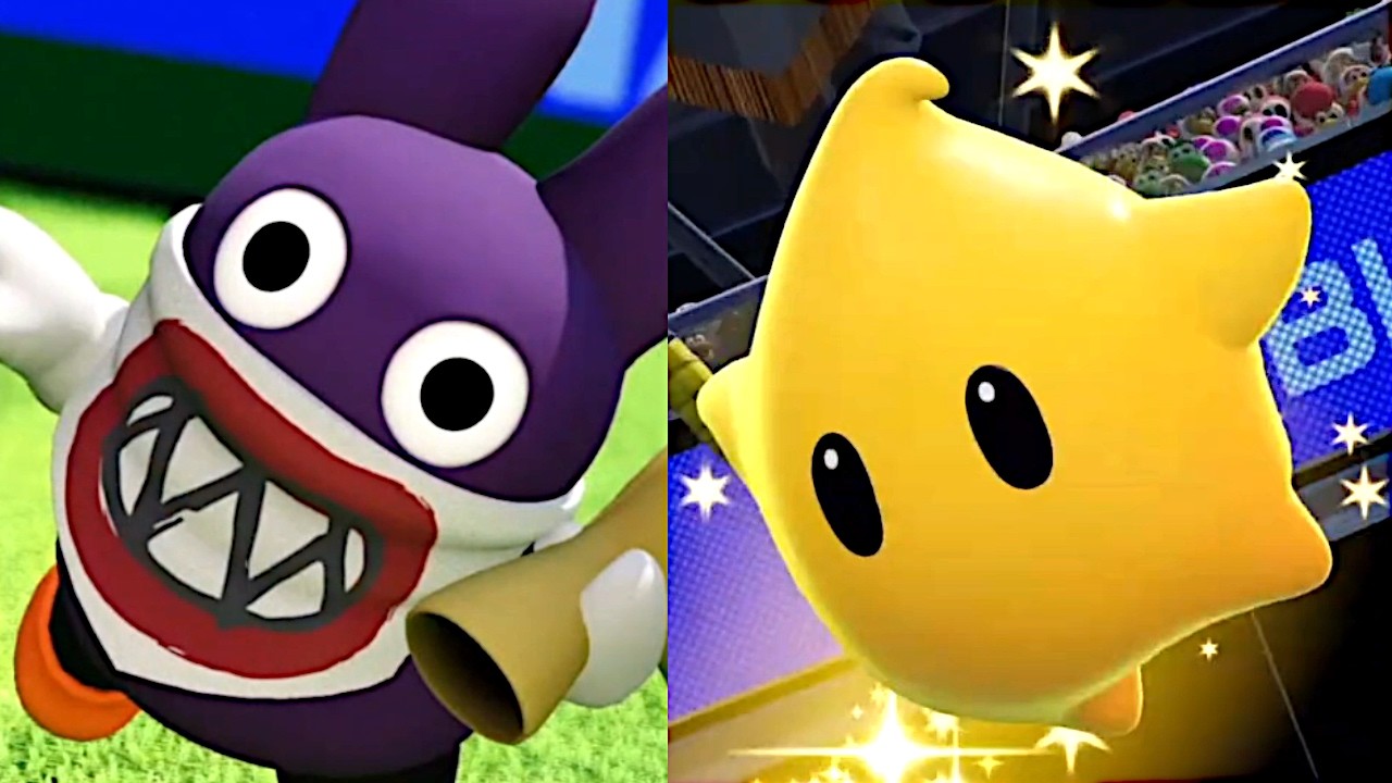 Mario Tennis Fever - Nabbit & Luma Gameplay (Switch 2)