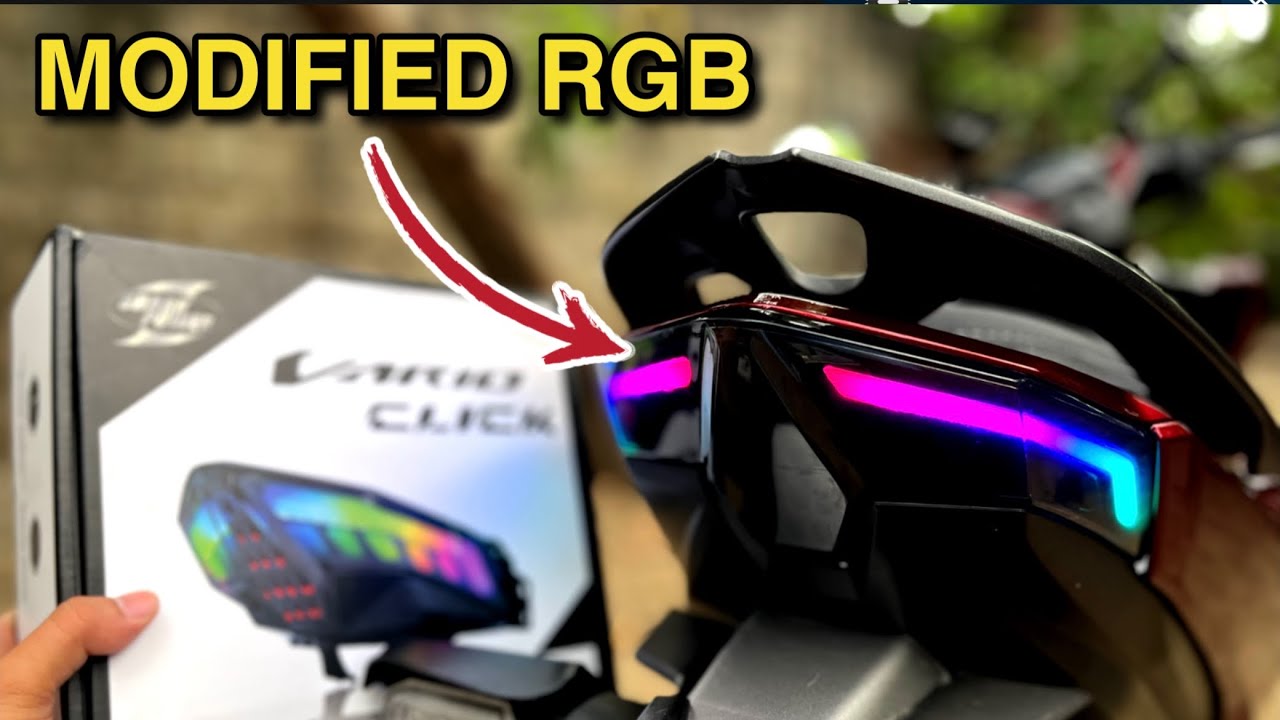DIY Install & Modify ng RGB Tail Lights for Honda Click | Moto Arch