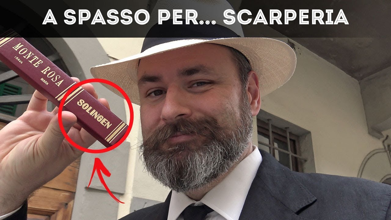 Ho comprato il mio primo VERO rasoio... a Scarperia!