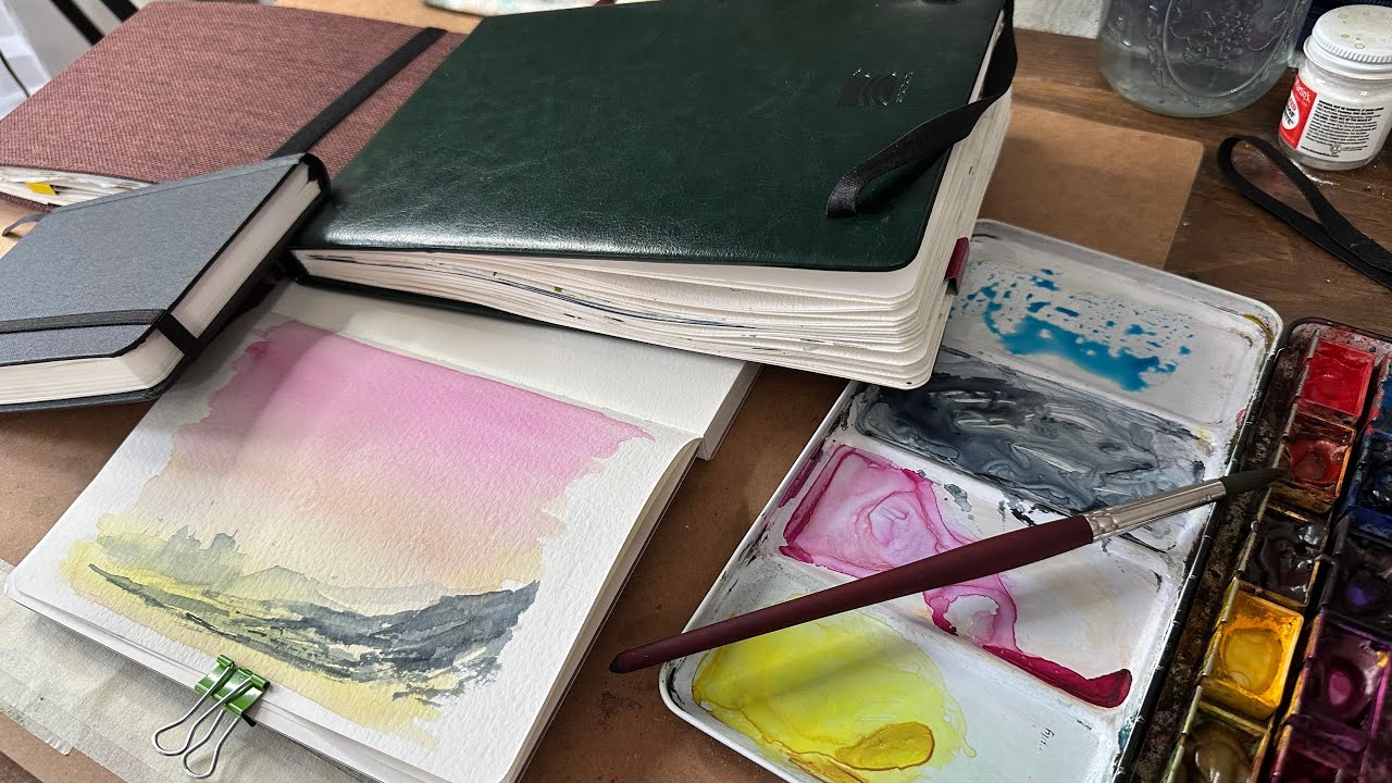 Watercolor Journal Reviews (Tumuarta and Hahnemule)