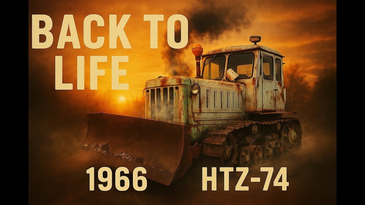 Will It Start After 16 Years? | 1966 HTZ 74 Soviet Tractor Revival