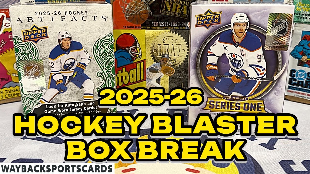 2025-26 NHL Hockey Upper Deck Blaster Box Breaks 