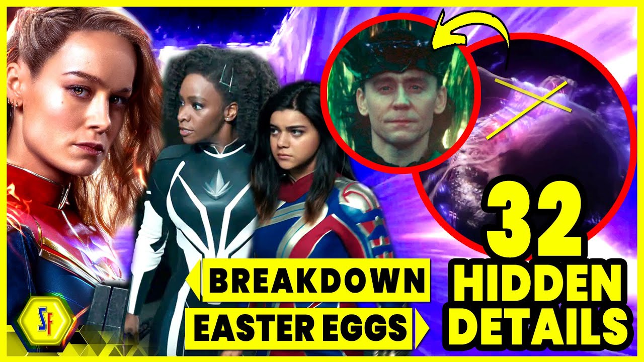 32 HIDDEN DETAILS In THE MARVELS | The Marvels Easter Eggs & MCU References | @SuperFansYT