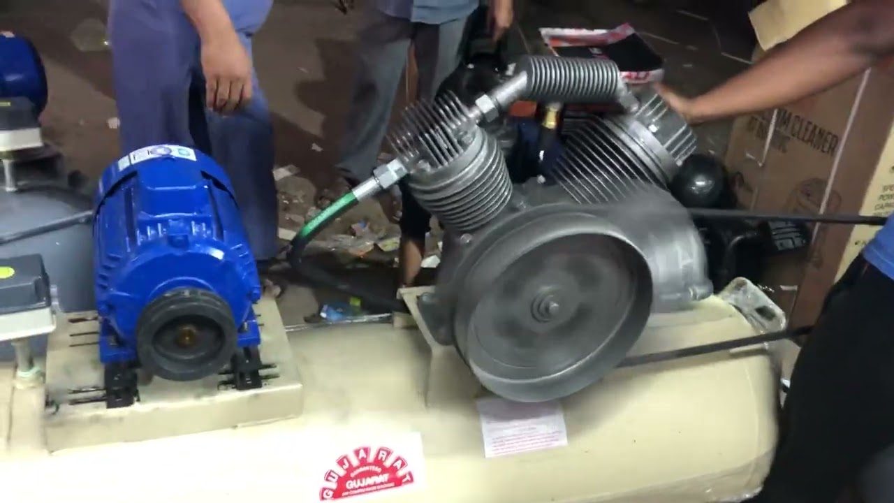 5 hp Elgi air compressor 600 pound contact. 💥💥. 9898982158 9824251060
